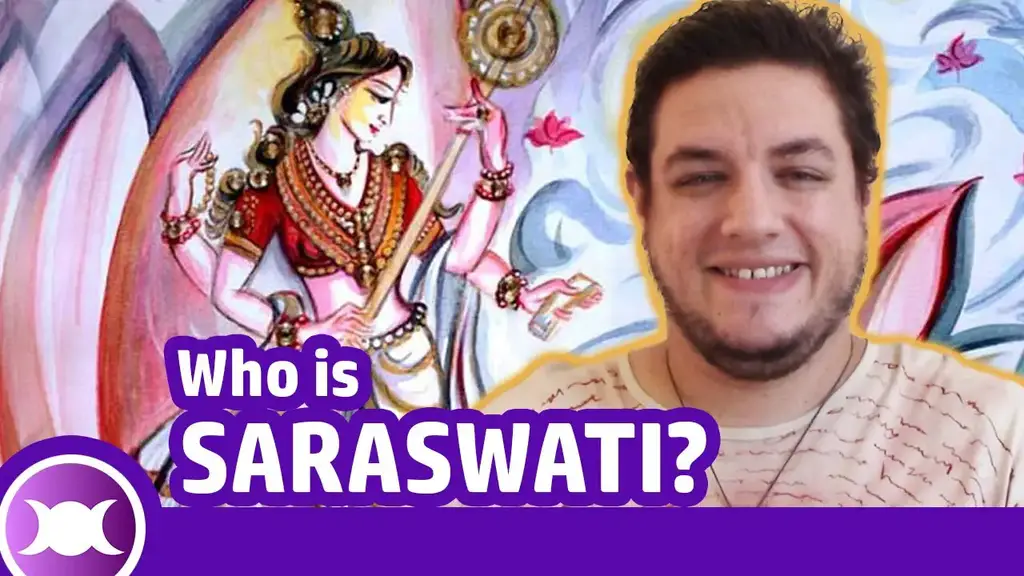 'Video thumbnail for Hindu Goddess Sarasvati - Hindu Goddess of Knowledge and Arts'