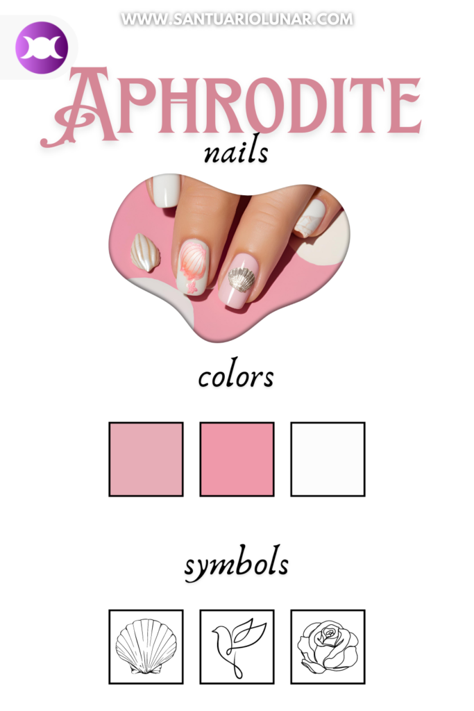 Aphrodite nails - Colors and symbols