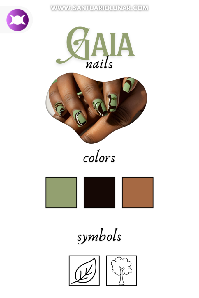 Gaia nails colors and symbols