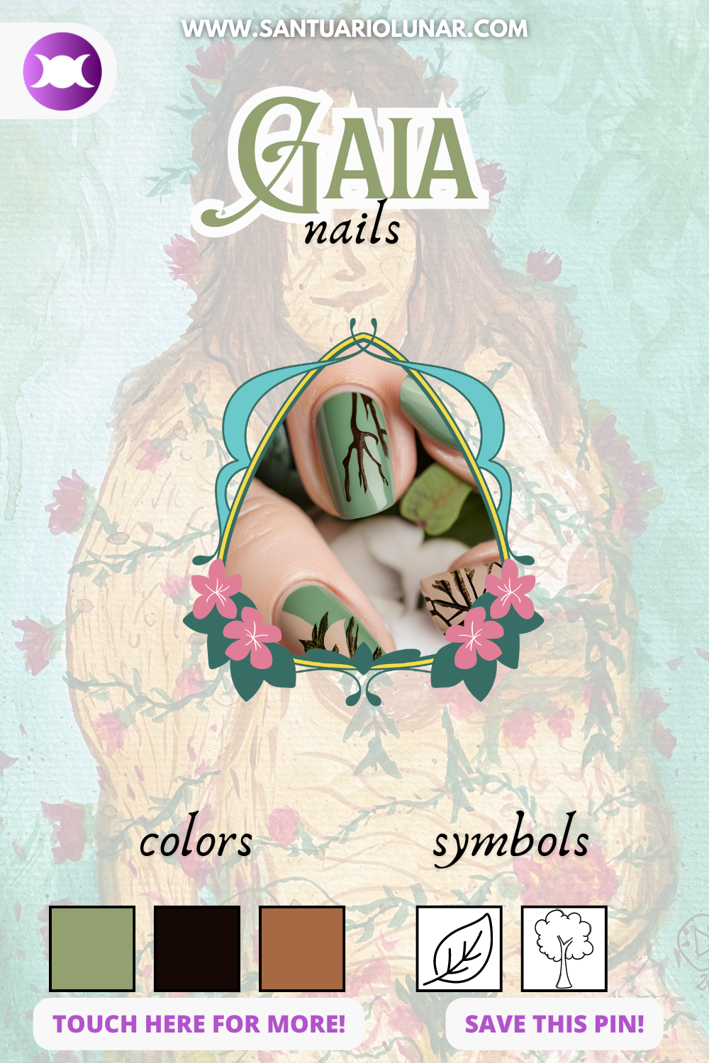 Gaia nails colors and symbols guide