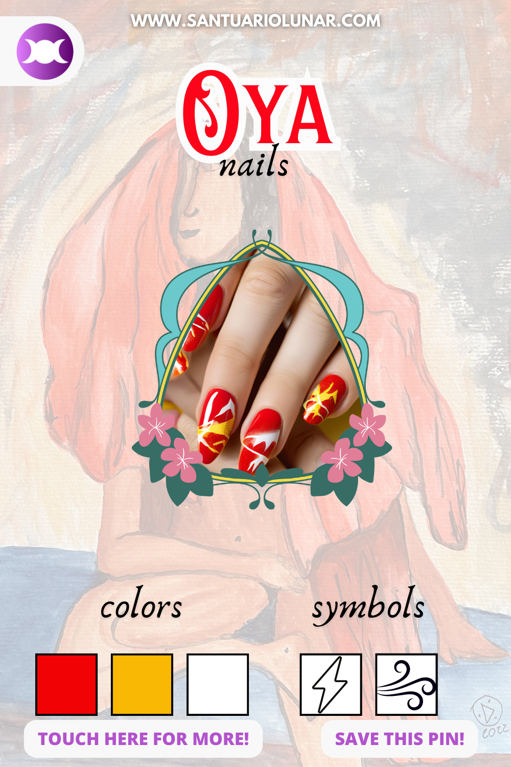 Oya nails colors and symbols guide