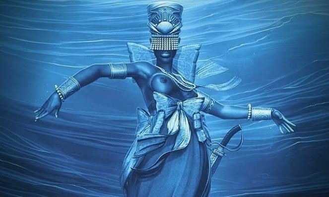 Yamaya The Orisha of the Sea