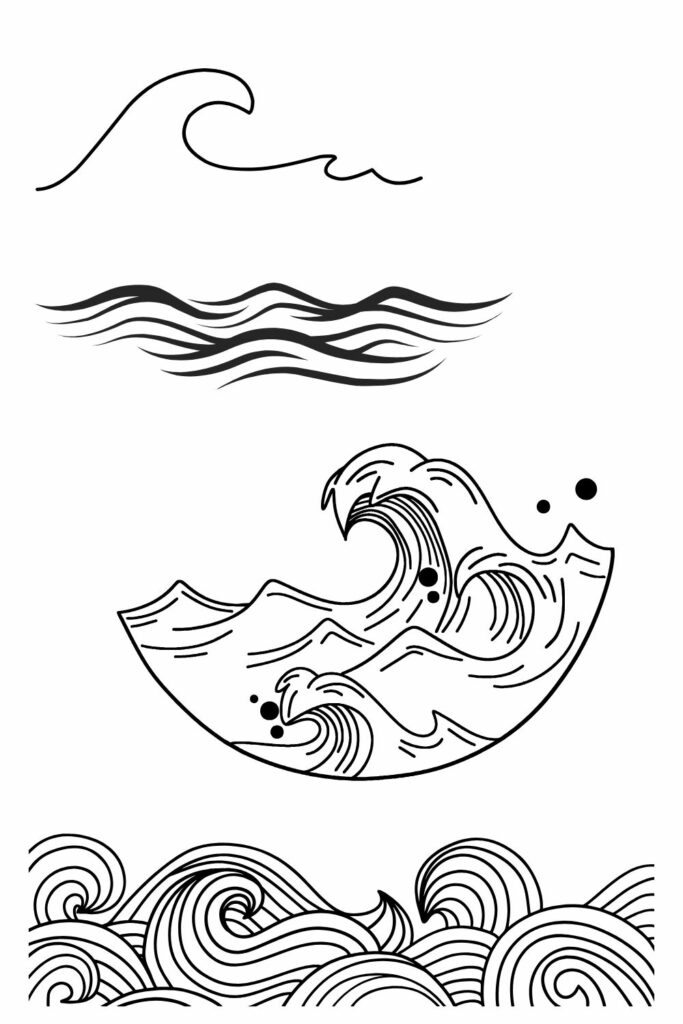 Tattoo ideas Witchcraft Pagan - Sea Wave