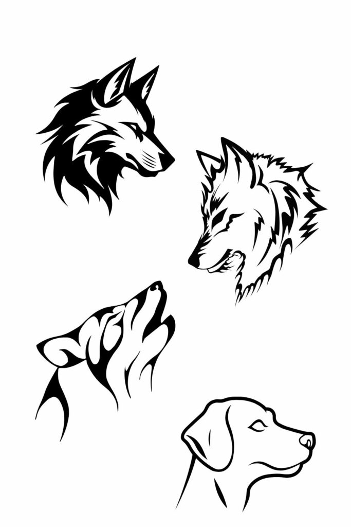 Tattoo ideas Witchcraft Pagan - Wolves and Dogs