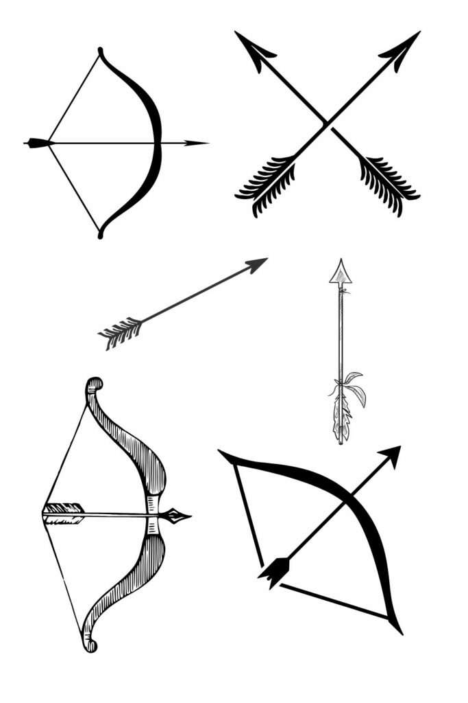 Tattoo ideas Witchcraft Pagan - Bow and Arrow