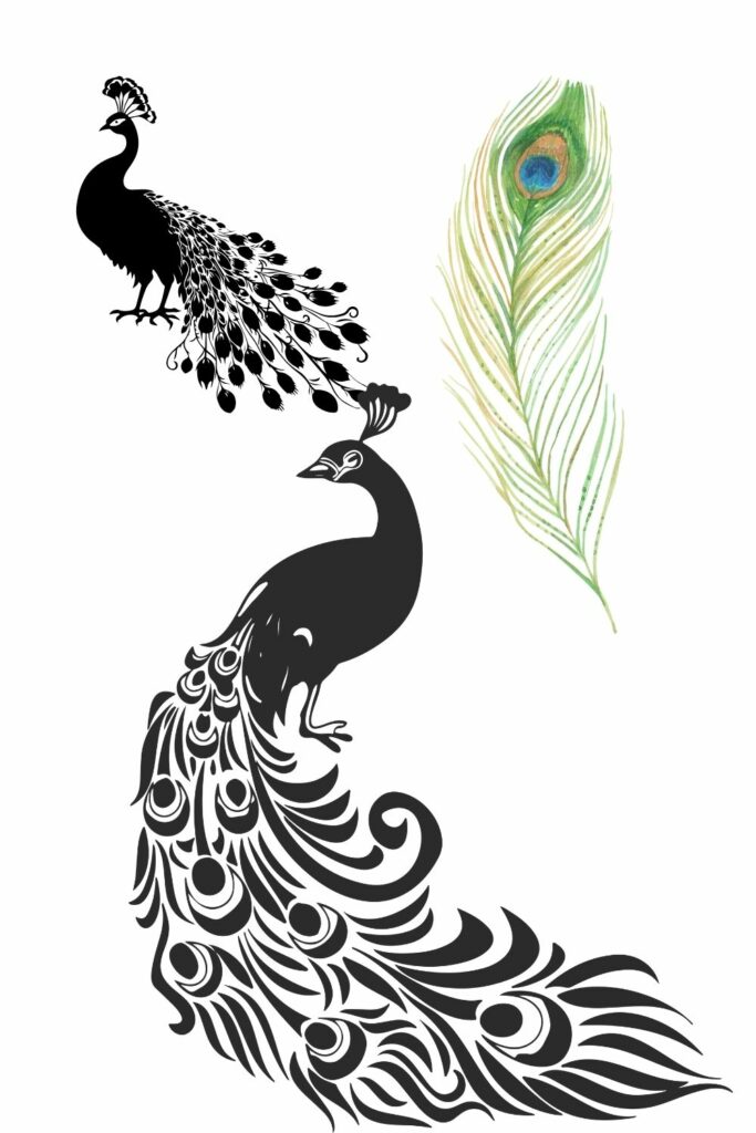 Tattoo ideas Witchcraft Pagan - Peacocks