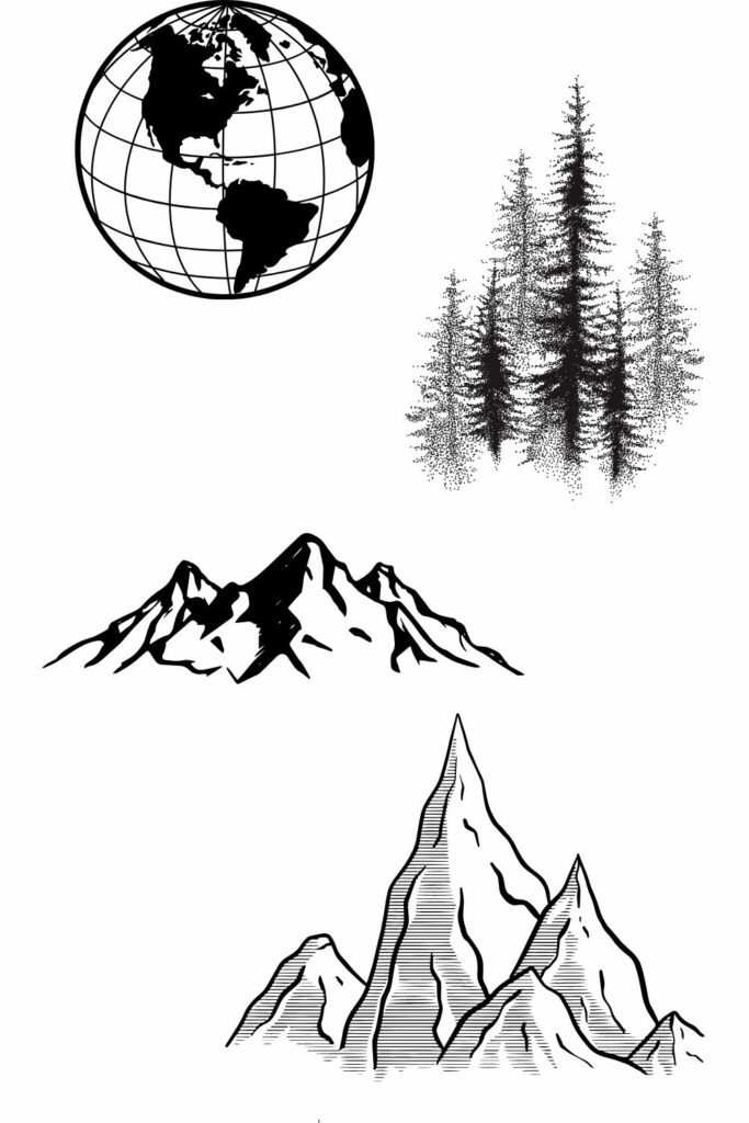 Tattoo ideas Witchcraft Pagan - Earth and nature