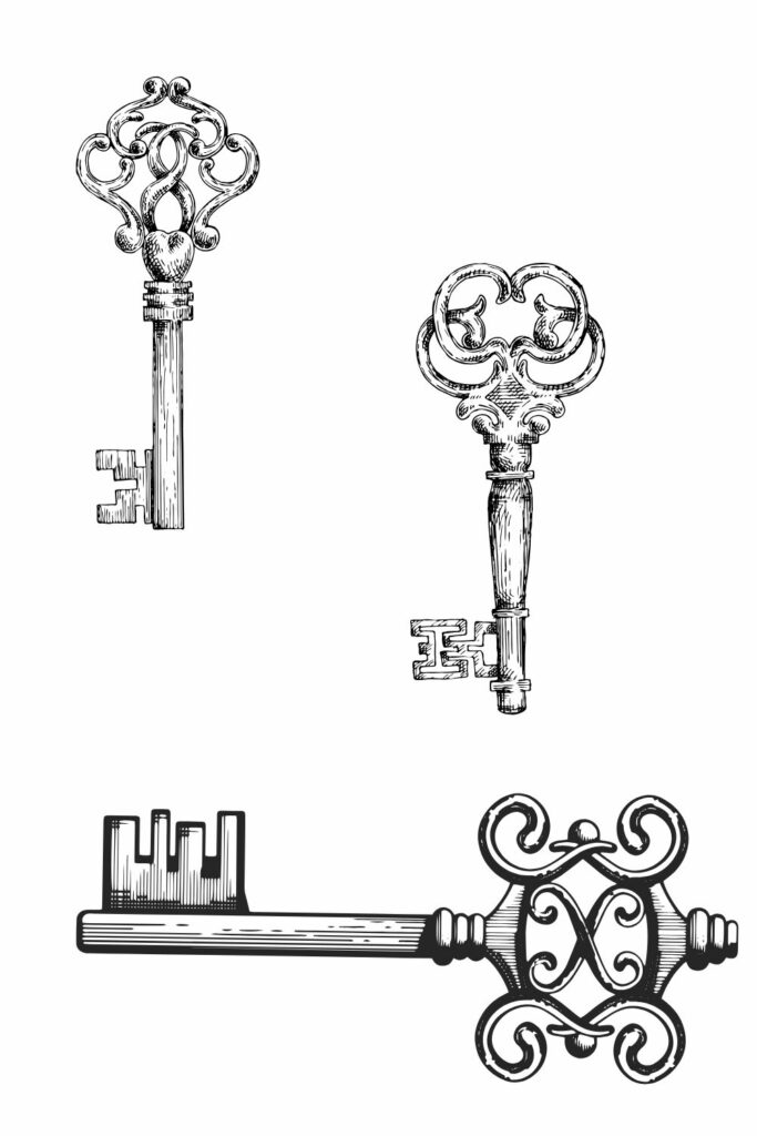 Tattoo ideas Witchcraft Pagan - Keys