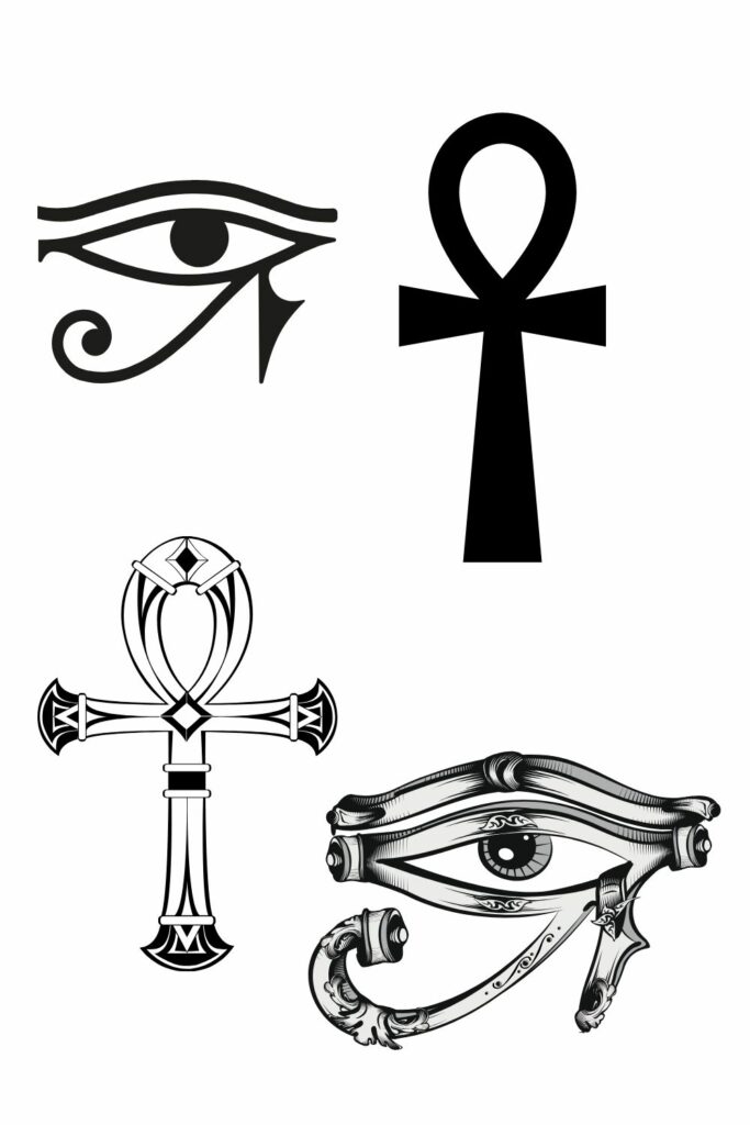 Tattoo ideas Witchcraft Pagan - Eye of Horus and Ankh