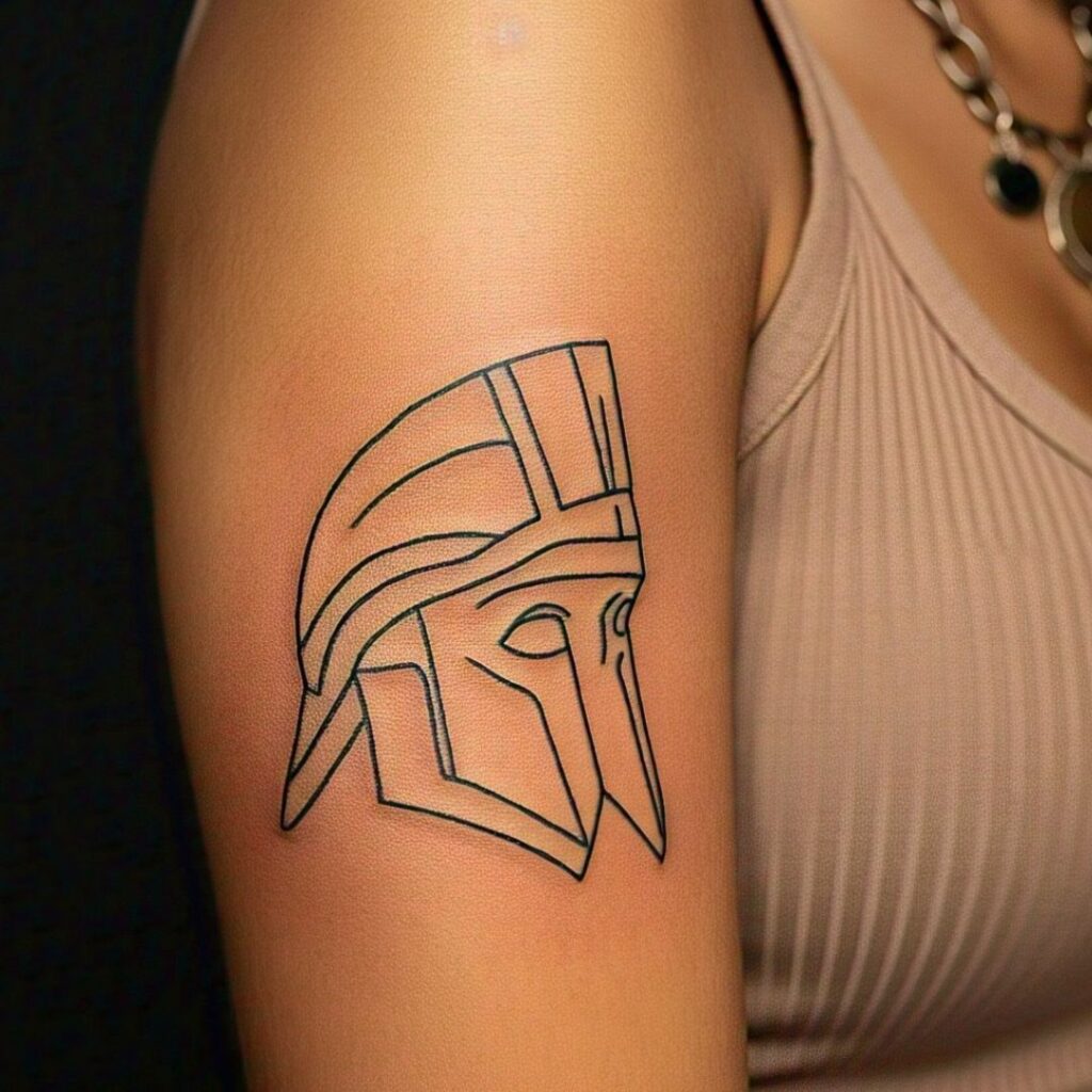 Athena Tattoo Idea - Helmet