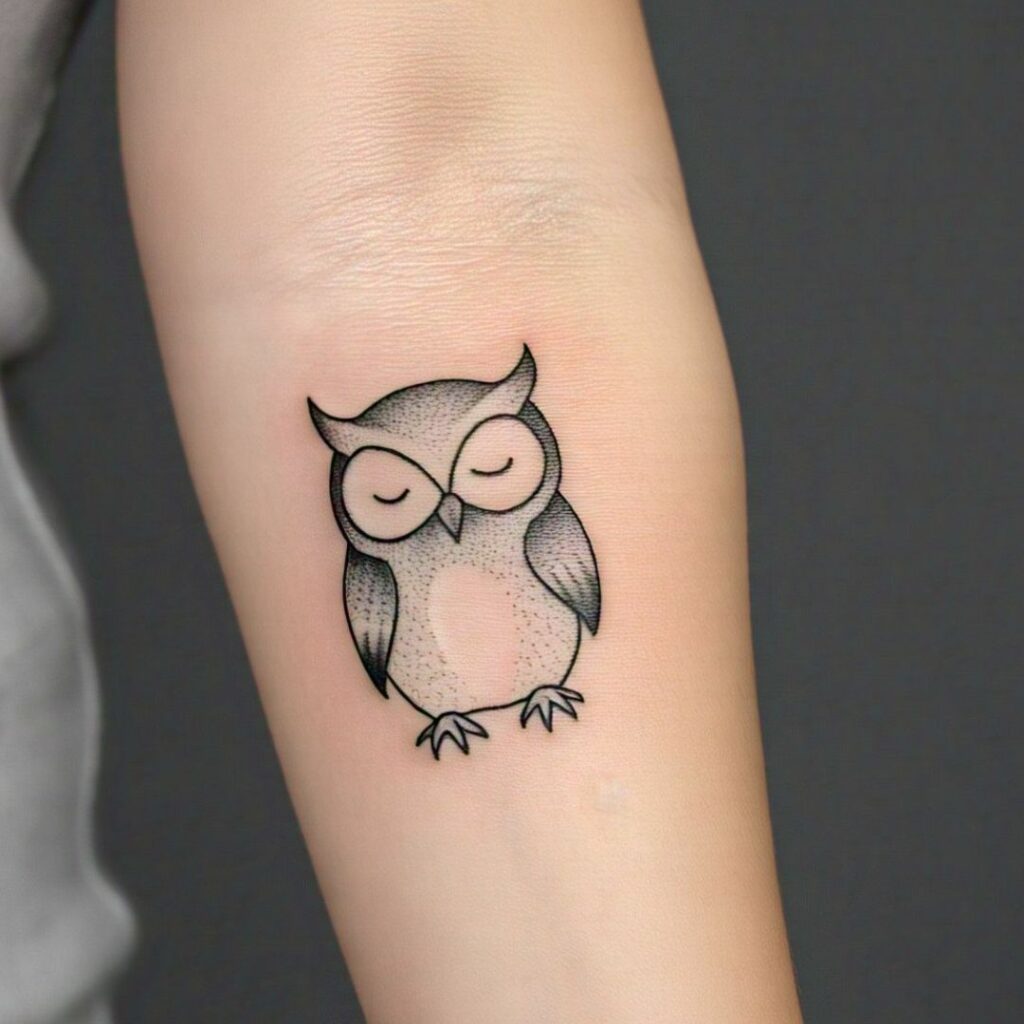 Athena Tattoo Idea - Owl