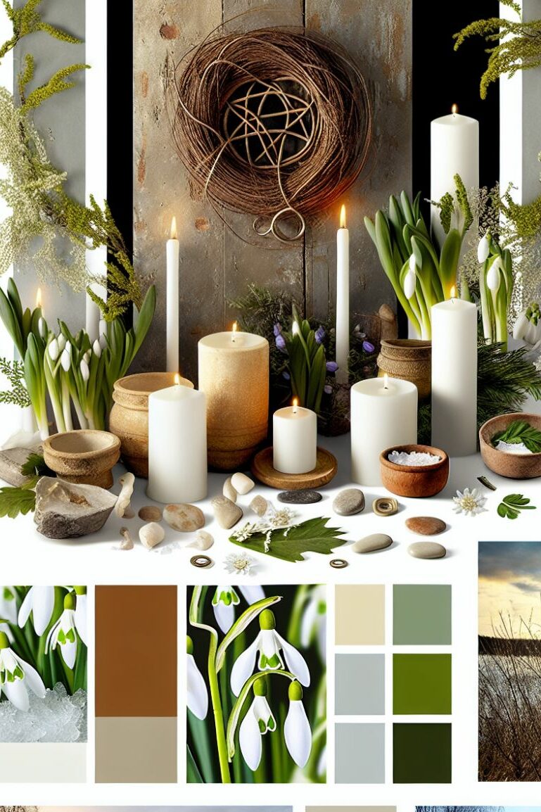 Imbolc Altar Ideas 8